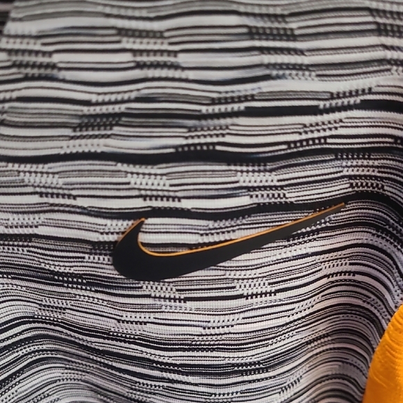 Nike Women's Tennis Dress - Black, White, and Orange - Picture 5 of 5